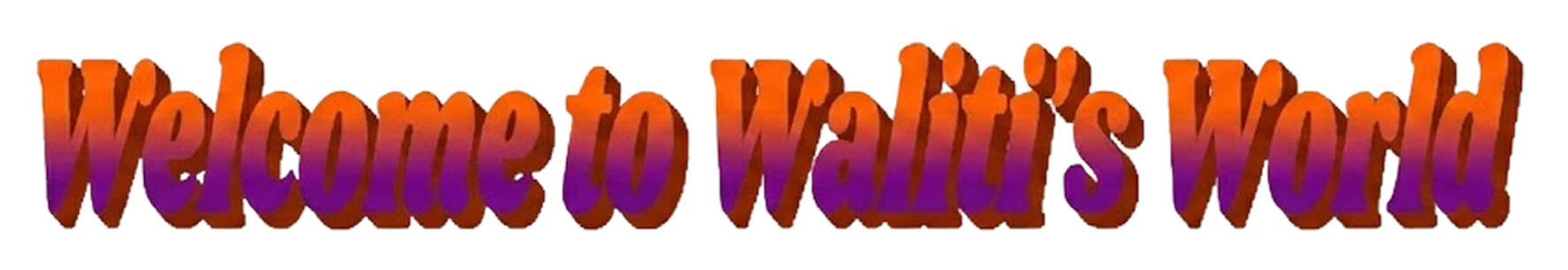 Welcome to Waliti's World