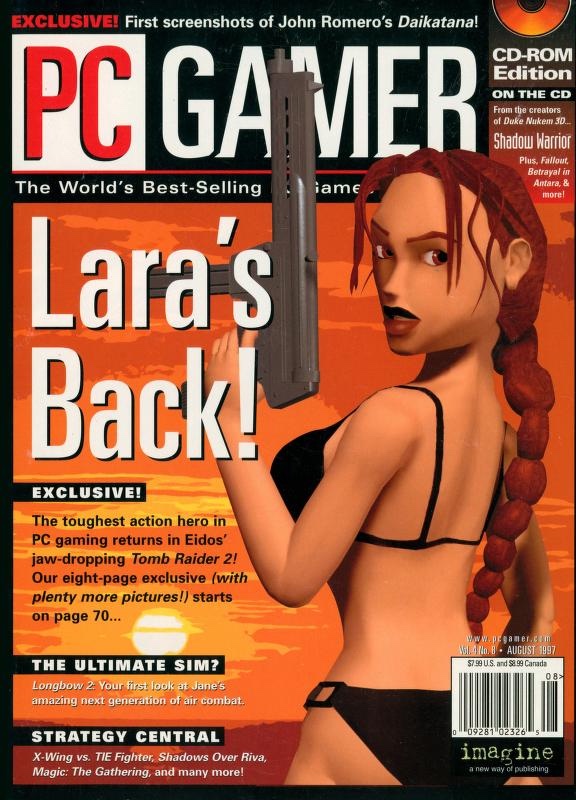 PC Gamer August 1997 cover